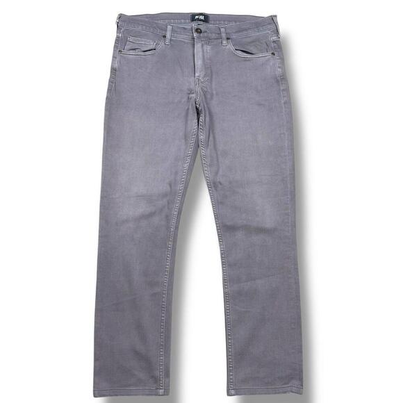 Paige Jeans Mens W33 Lennox Shade Gray Slim Straight Stretch Preppy Denim Casual - Picture 3 of 10